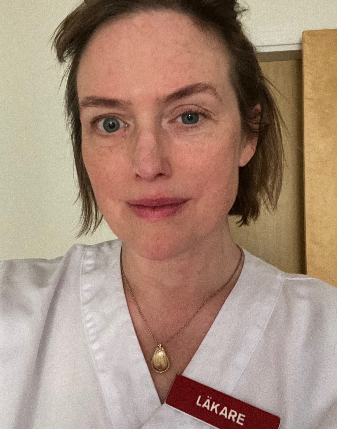 Agnes Edling, läkare inom kvinnosjukvården på Akademiska sjukhuset