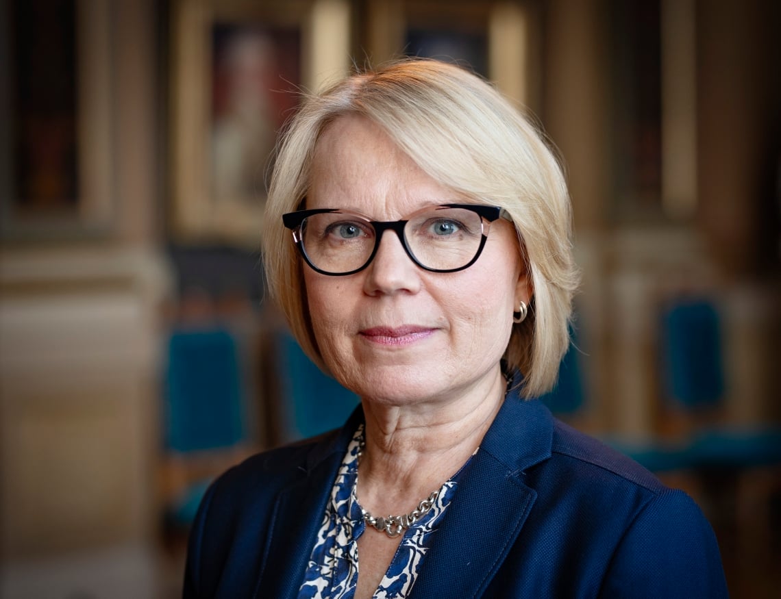 Arja Harila-Saari, professor och överläkare inom barnonkologi på Akademiska sjukhuset/Uppsala universitet, Foto: Mikael Wallerstedt/Uppsala universitet