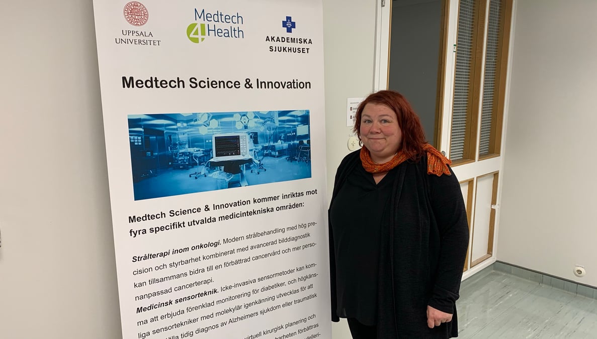 En målsättning för MedTech Science & Innovation är att påskynda införandet av e-hälsa i vården och optimera användningen av medicinsk bildteknik inom titthålskirurgi. Maria Hägglund leder en snabbt växande forskargrupp inom centrumet.