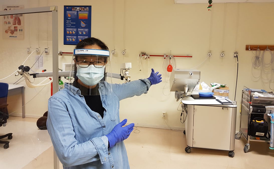 I studien COMBAT post-covid ska forskare vid Akademiska undersöka hur vanligt det är med långvariga symtom efter mild covidinfektion.  Guihong Cai, yrkeshygieniker och disputerad forskare vid arbets- och miljömedicin, medverkar i studien. Foto: privat