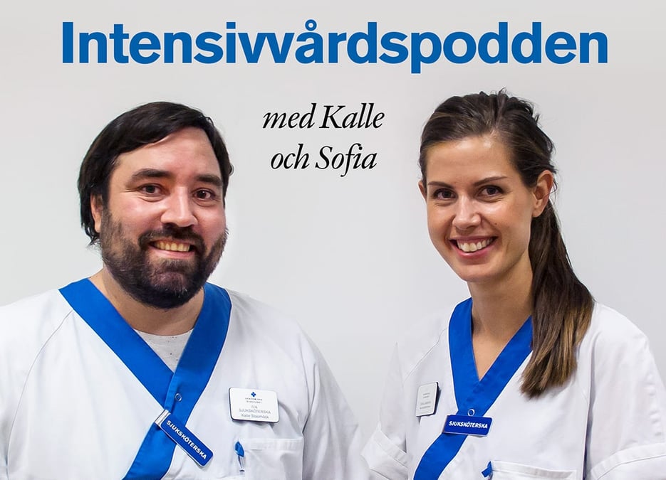 Akademiska lanserar en ny podcast om intensivvård. Programledare är Kalle Stoorhöök och Sofia Lindström, specialistsjuksköterskor inom anestesi och intensivvård på Akademiska sjukhuset.
