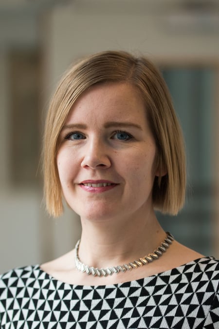 Frida Viirman, barnmorska på Akademiska sjukhuset och doktorand vid Uppsala universitet Foto: David Naylor