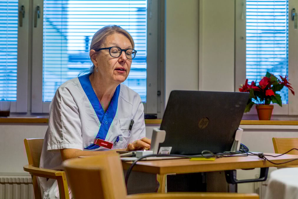 Gunilla Hallberg, överläkare och sektionschef förlossningsvård Akademiska sjukhuset