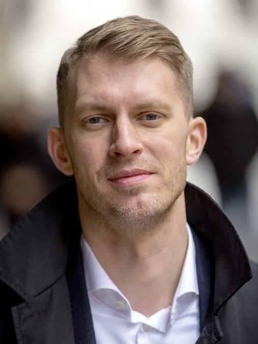 Thomas Tängdén, infektionsläkare och forskare vid Akademiska sjukhuset/Uppsala universitet Fotograf: Mikael Wallerstedt