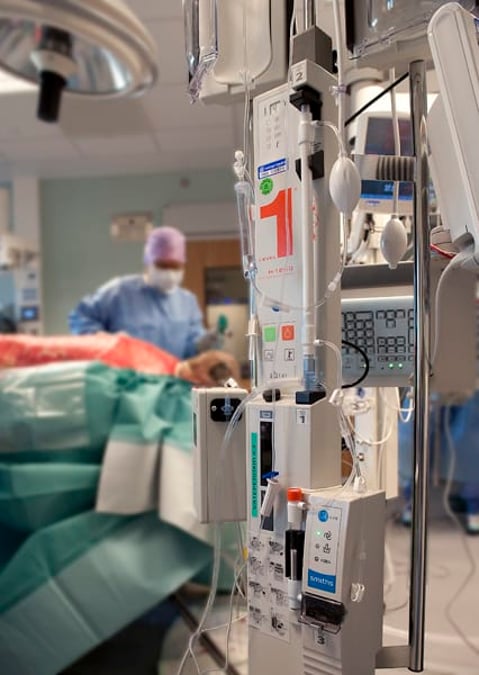 Respiratorvård på Brännskadecentrum, Akademiska sjukhuset