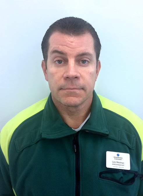 Lars Westman, avdelningschef för ambulansen i Uppsala, Heby och Knivsta kommun