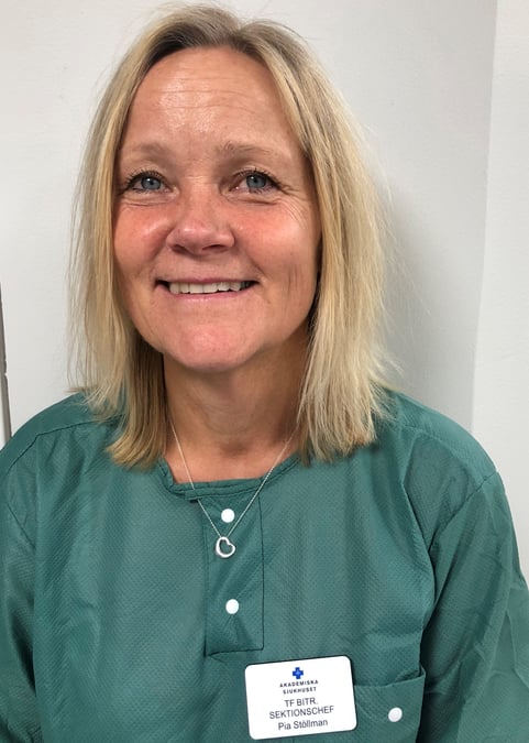 Pia Stöllman, bitr sektionschef barnsektionen inom AnOpiva, Akademiska sjukhuset
