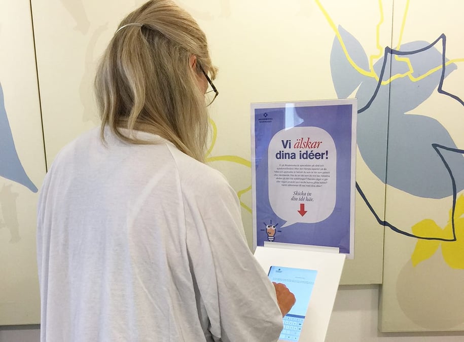 Idéer från patienter, närstående och personal ska omhändertas på ett effektivare sätt. Under våren breddinförs projektet Idékraft på Akademiska barnsjukhuset.