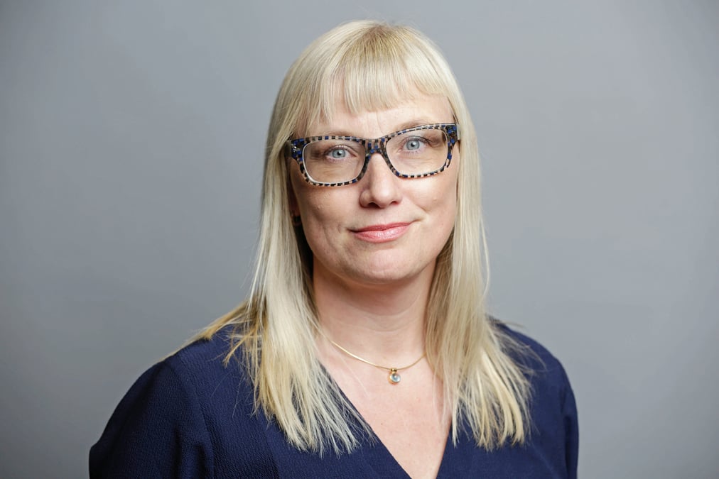 Malin Sjöberg Högrell (L), ordförande i sjukhusstyrelsen Fotograf: Magnus Laupa