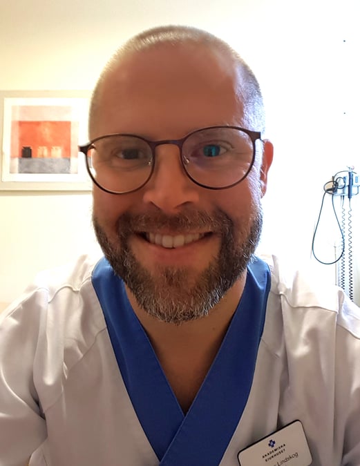 Magnus Lindskog, onkolog vid Akademiska sjukhuset och docent vid Uppsala universitet. Privat foto
