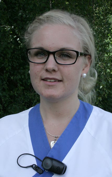 Josefine Johansson, sjuksköterska avdelning 110 inom rättspsykiatrin