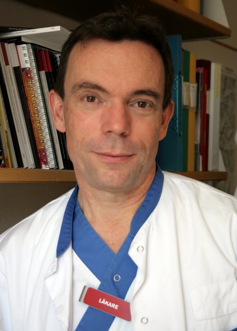 Pär Gerwins, överläkare och expert inom intervention och kärldiagnostik