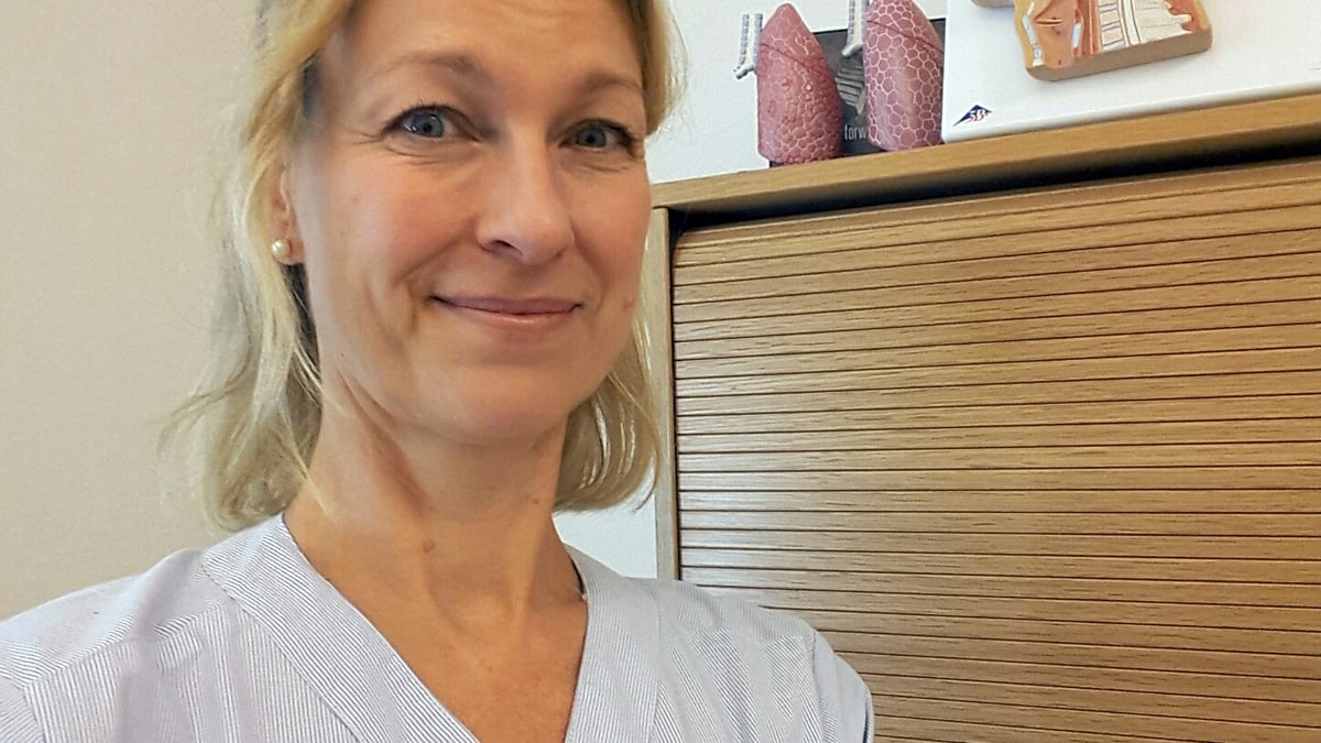 Margareta Gonzales Lindh, specialistlogoped på Gävle sjukhus och doktorand vid Uppsala universitet. Foto: privat