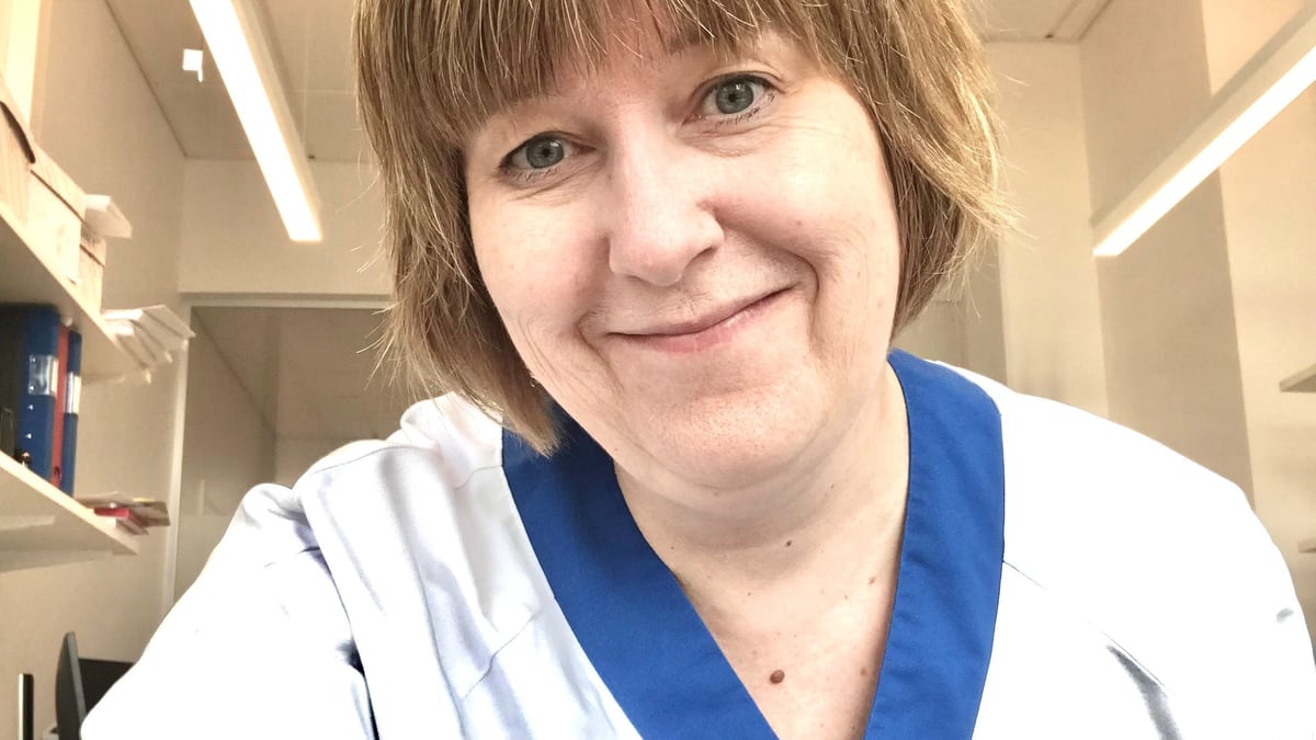 Sölvi Vejby, utbildningsansvarig sjuksköterska på hematologen, Akademiska sjukhuset och medicine licentiat vid Uppsala universitet