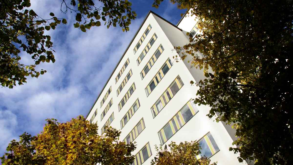 Exteriör Akademiska sjukhuset