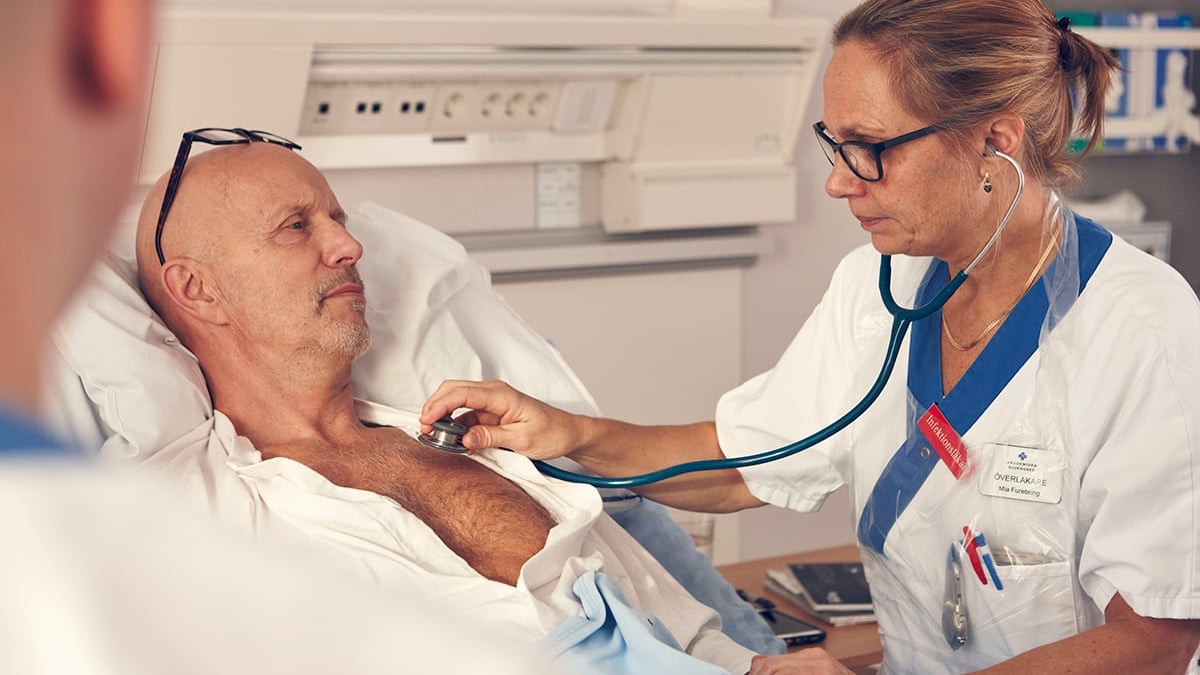 Vårdsituation Akademiska sjukhuset. Fotograf: Johan Alp