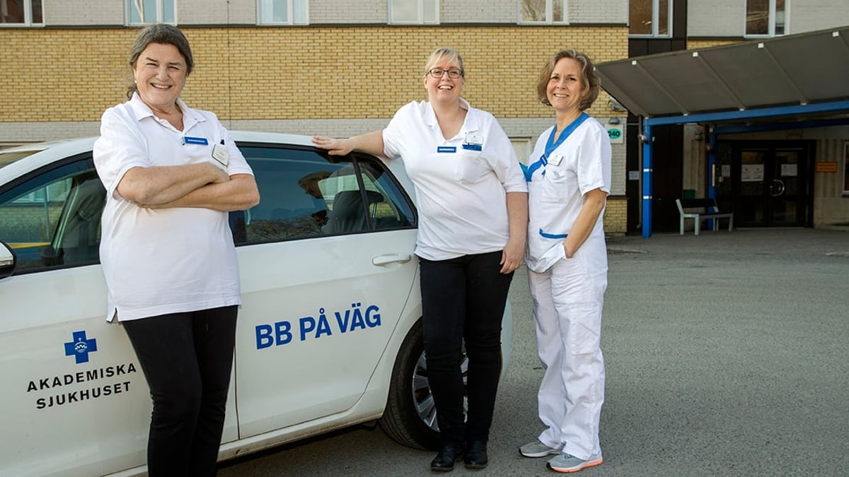 Den mobila stödverksamheten för nyblivna mödrar, BB på väg, startade 1990 på Akademiska sjukhuset.