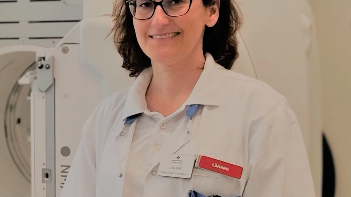 Katarzyna Fröss-Baron överläkare och forskare inom radiologi och molekylär avbildning, Akademiska sjukhuset/Uppsala universitet