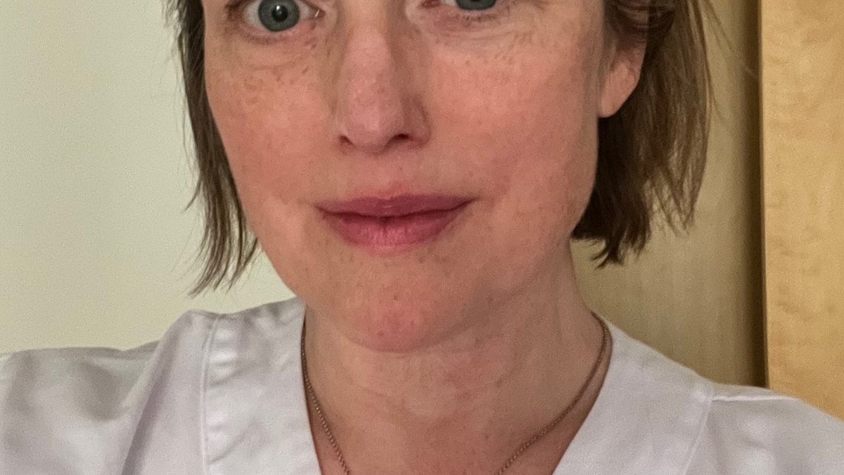 Agnes Edling, läkare inom kvinnosjukvården på Akademiska sjukhuset