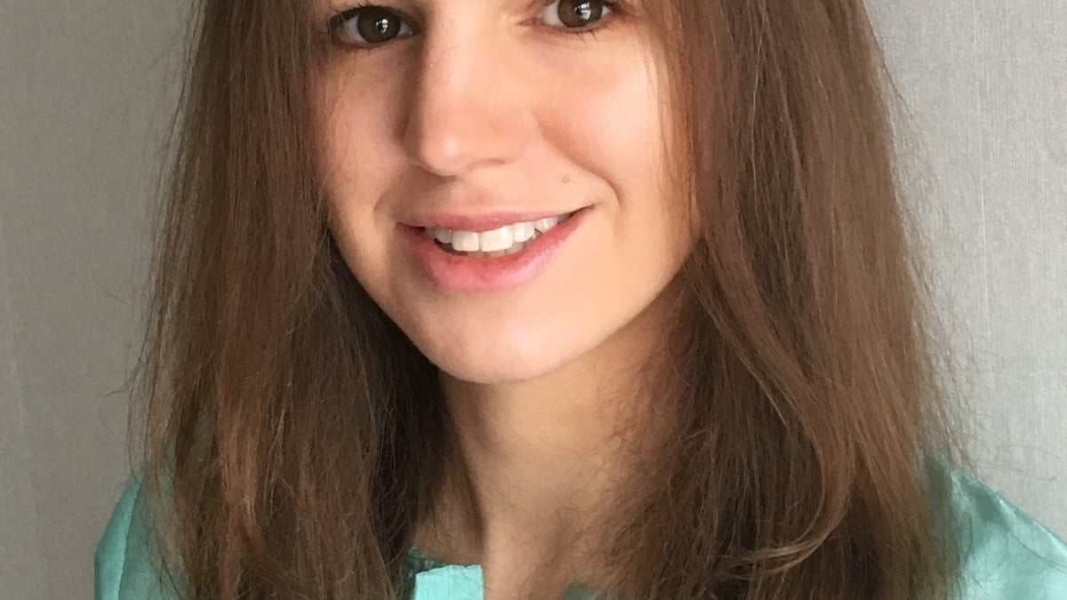 Sarah Reid, läkare och doktorand vid Uppsala universitet. Foto: privat