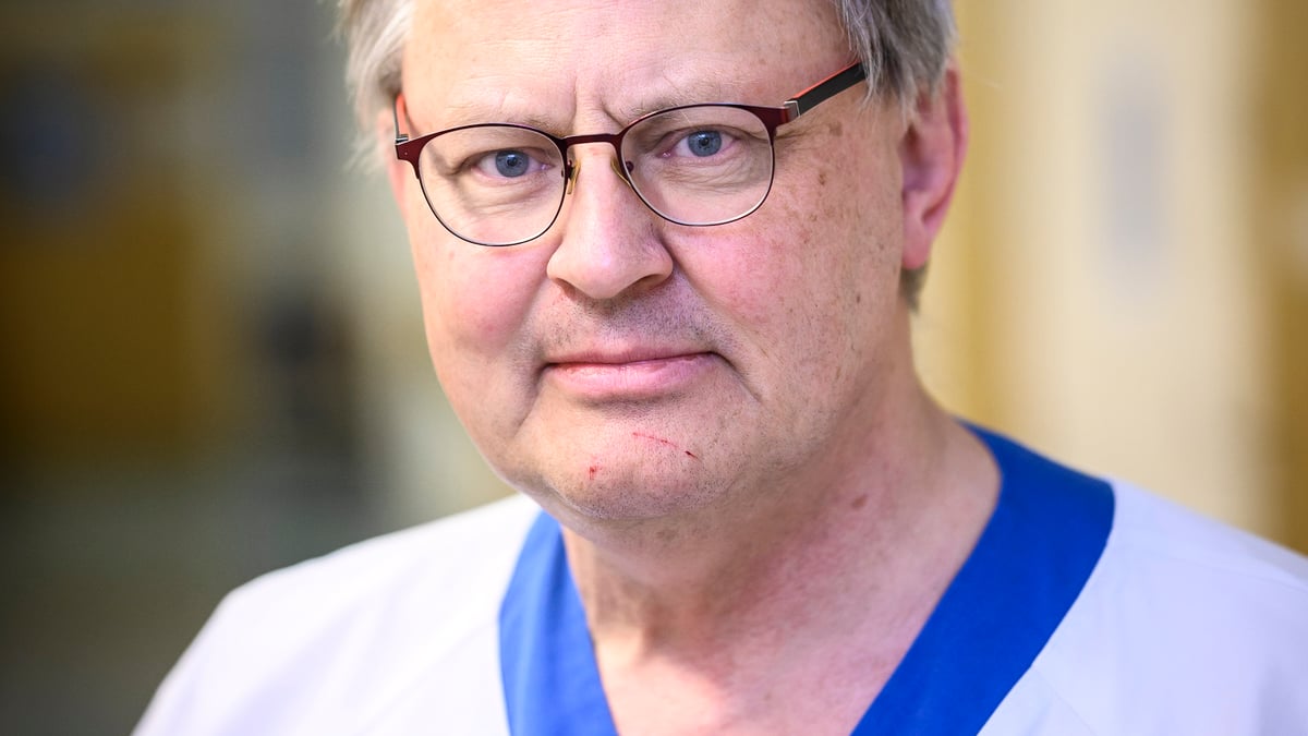 Per Söderberg, överläkare vid ögonkliniken på Akademiska sjukhuset och professor vid Uppsala universitet. Foto: Magnus Aronson