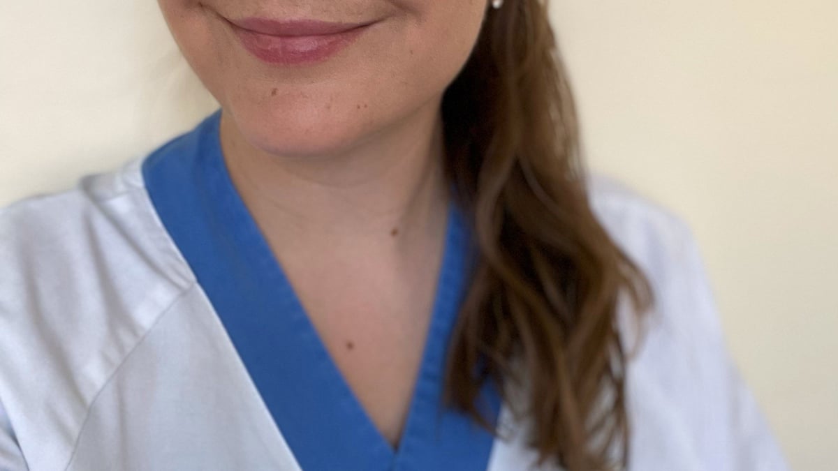 Stina Thunberg, sjuksköterska på hudkliniken och ansvarig för införandet av drop-in-mottagningen på Akademiska sjukhuset. Foto: privat