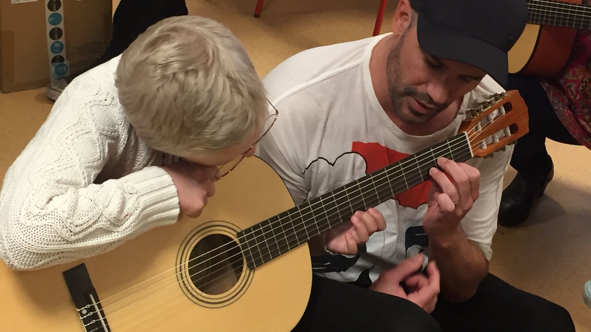 Martin Stenmark, artist och ambassadör för Musikbojen