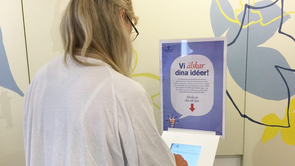 Idéer från patienter, närstående och personal ska omhändertas på ett effektivare sätt. Under våren breddinförs projektet Idékraft på Akademiska barnsjukhuset.