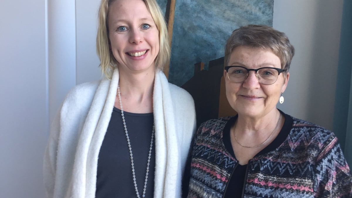 Malin Lagström och Gunnel Janslätt, Akademiska sjukhuset