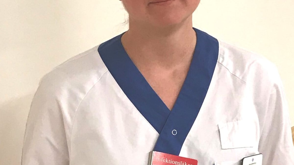 Frida Wilkse, medicinskt ledningsansvarig läkare inom infektion på Akademiska sjukhuset.
