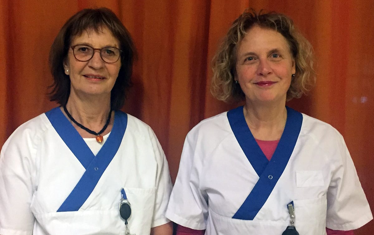 Anette Ståhlberg och Annika Åkvist, skötare respektive kurator inom psykosvården på Akademiska sjukhuset, har utvecklat en ny samtalsmodell som ska underlätta kommunikation med barn.