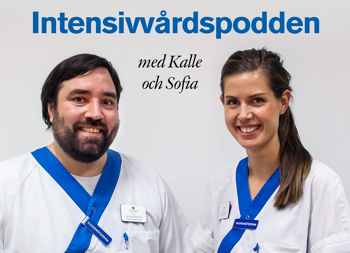Akademiska lanserar en ny podcast om intensivvård. Programledare är Kalle Stoorhöök och Sofia Lindström, specialistsjuksköterskor inom anestesi och intensivvård på Akademiska sjukhuset.