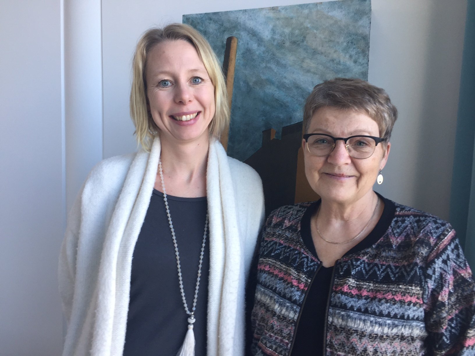 Malin Lagström och Gunnel Janslätt, Akademiska sjukhuset