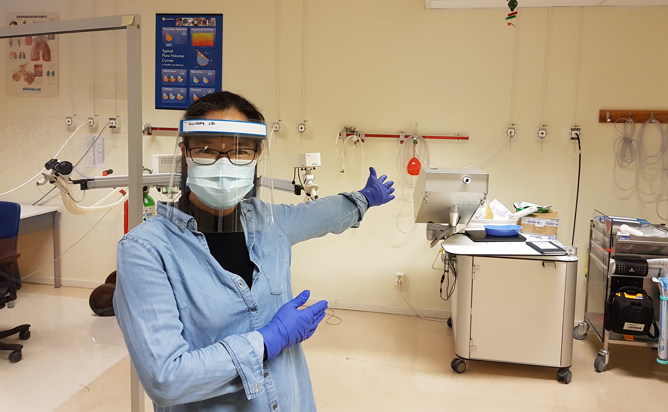I studien COMBAT post-covid ska forskare vid Akademiska undersöka hur vanligt det är med långvariga symtom efter mild covidinfektion.  Guihong Cai, yrkeshygieniker och disputerad forskare vid arbets- och miljömedicin, medverkar i studien. Foto: privat