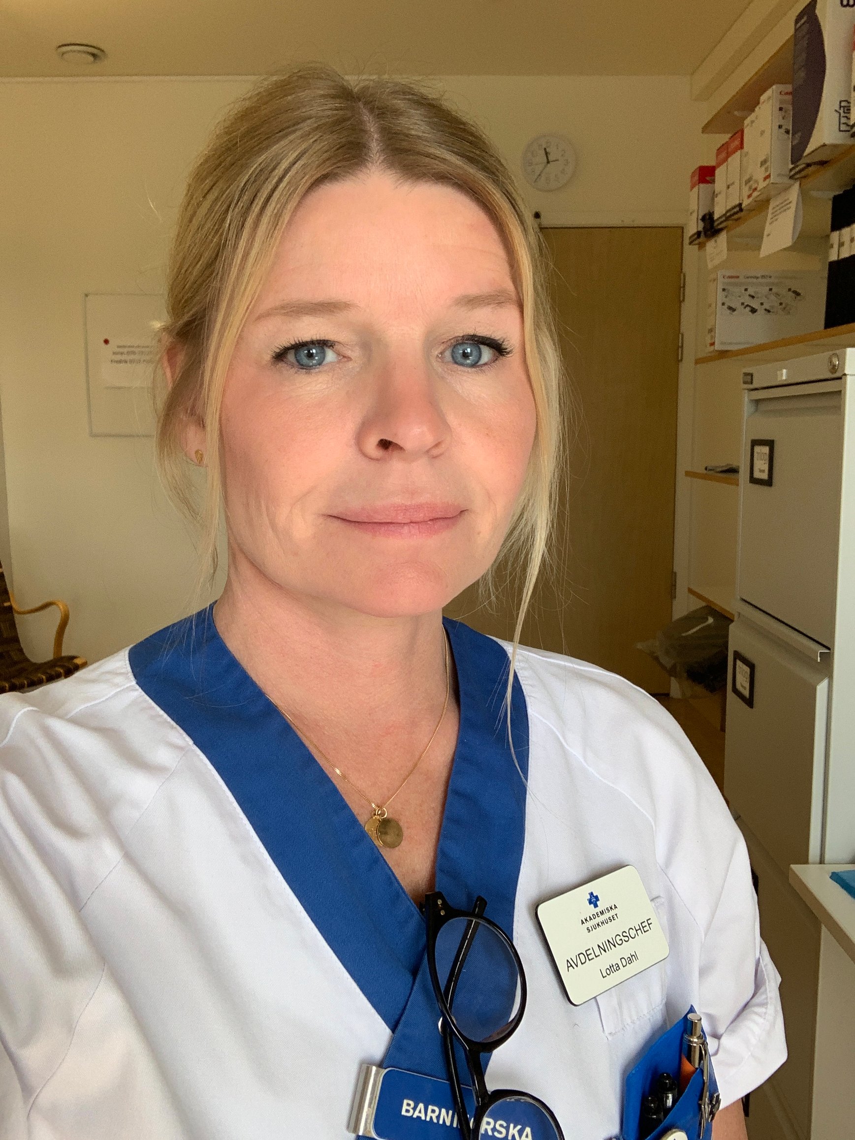 Anne-Charlotte Dahl, avdelningschef på Reproduktionscentrum, Akademiska sjukhuset. Privat bild.