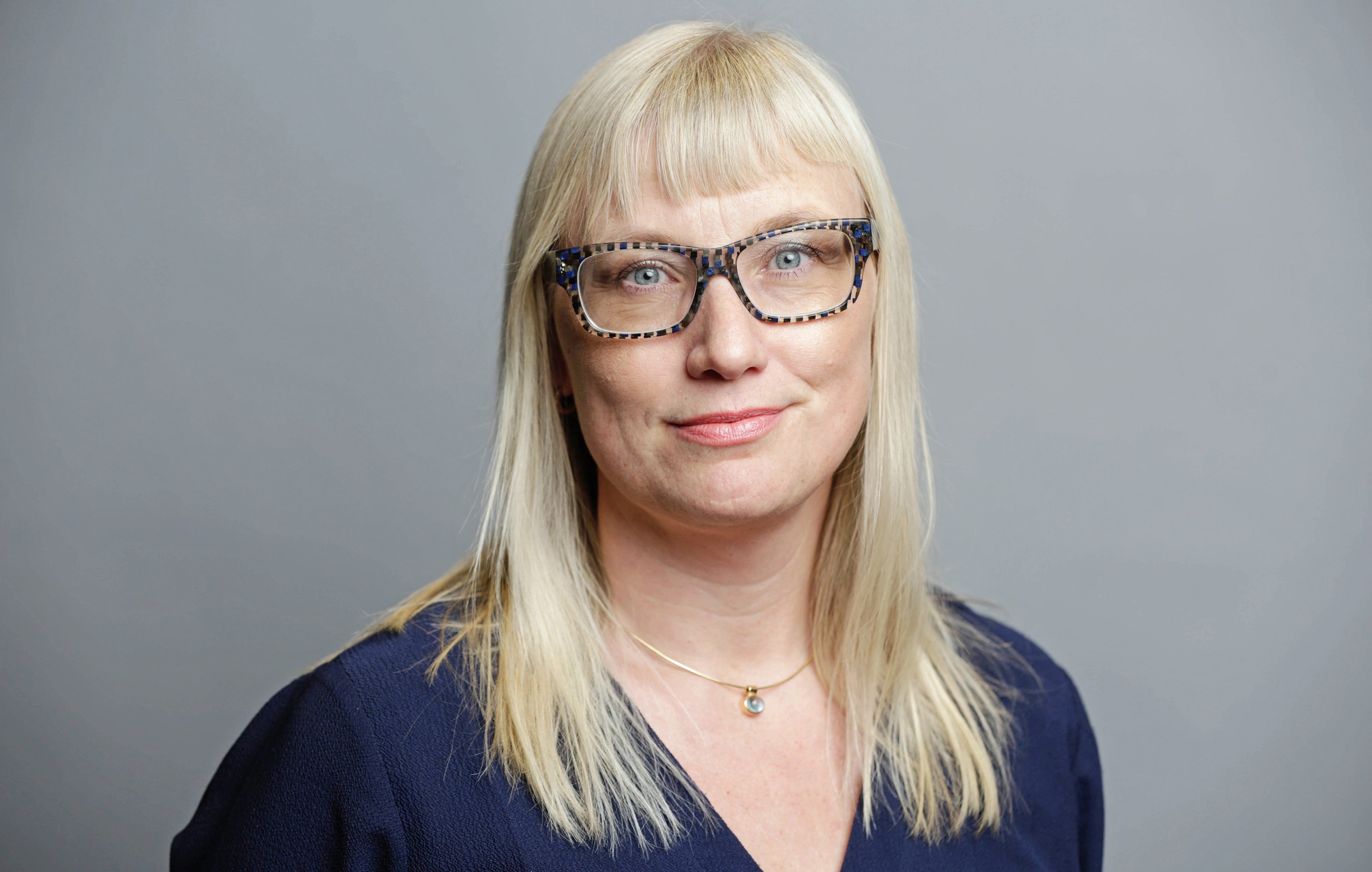 Malin Sjöberg Högrell, ordförande i sjukhusstyrelsen (L), Foto: Magnus Laupa
