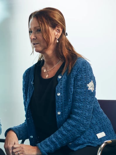 En patient som pratar med en psykolog.