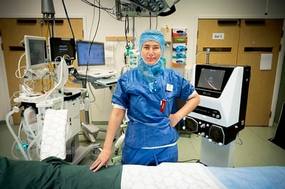 Marta Lomnytska, överläkare vid kvinnokliniken på Akademiska sjukhuset.