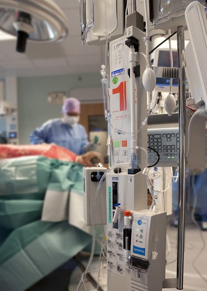 Respiratorvård på Brännskadecentrum, Akademiska sjukhuset