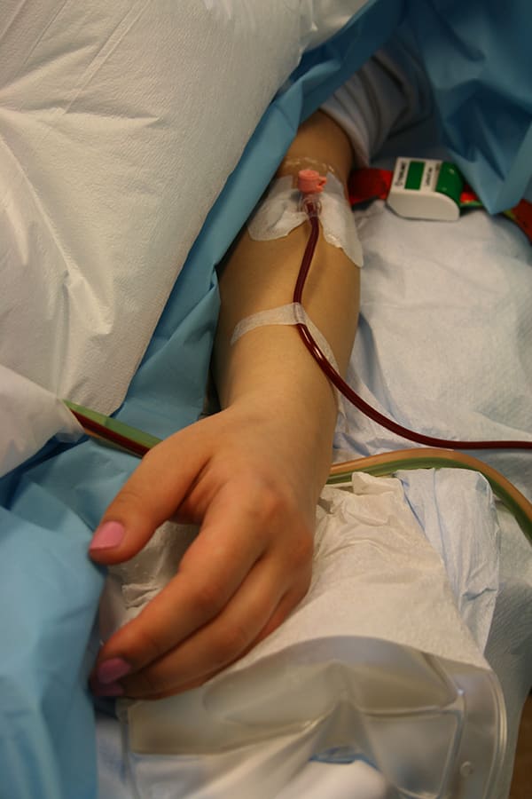 Skörd av blodstamceller inför transplantation