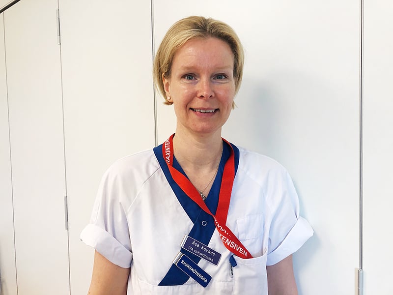 Åsa, intensivvårdssjuksköterkska