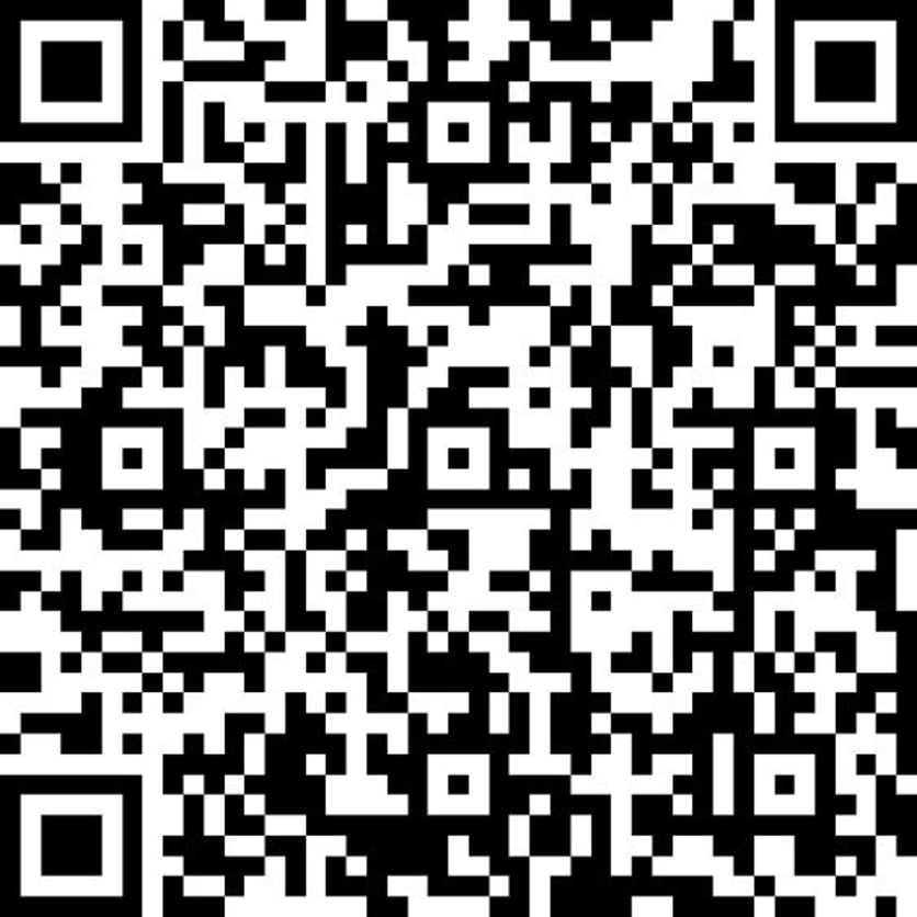 QR-kod till ett formulär med utvärderingsfrågor efter det digitala mötet.