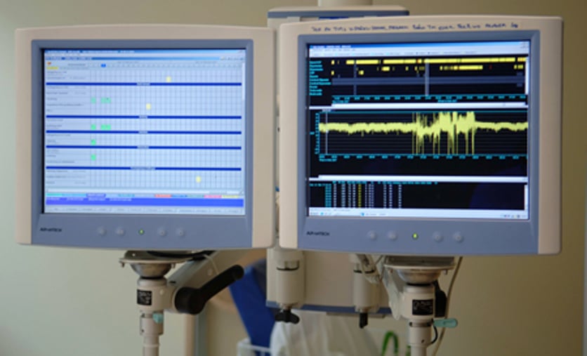 Ett datorsystem för insamling, analys och presentation av kliniska data.