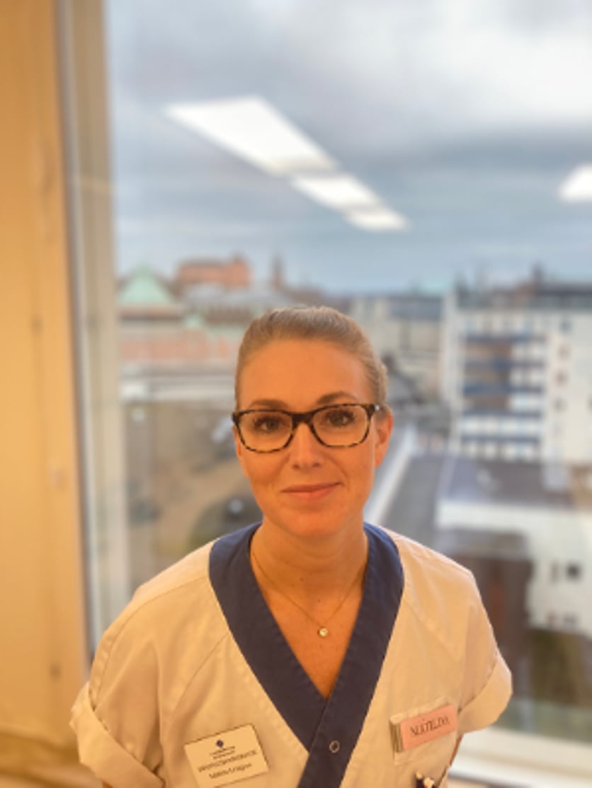 Matilda undersköterska och receptionist