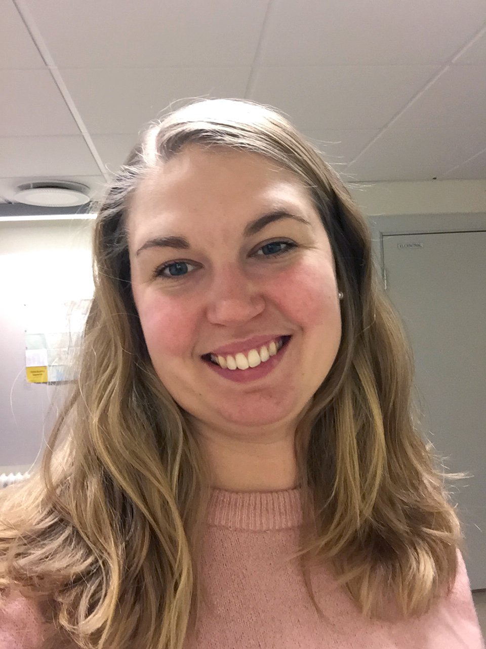 Sofia Svebrant, miljösamordnare på miljö- och säkerhetsavdelningen, Akademiska sjukhuset