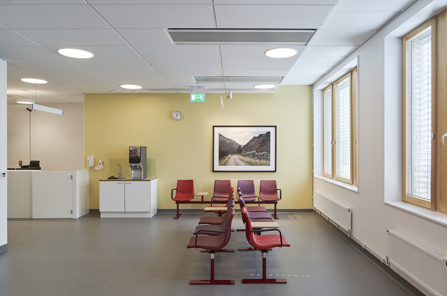 Väntrum för MR och strålbehandling